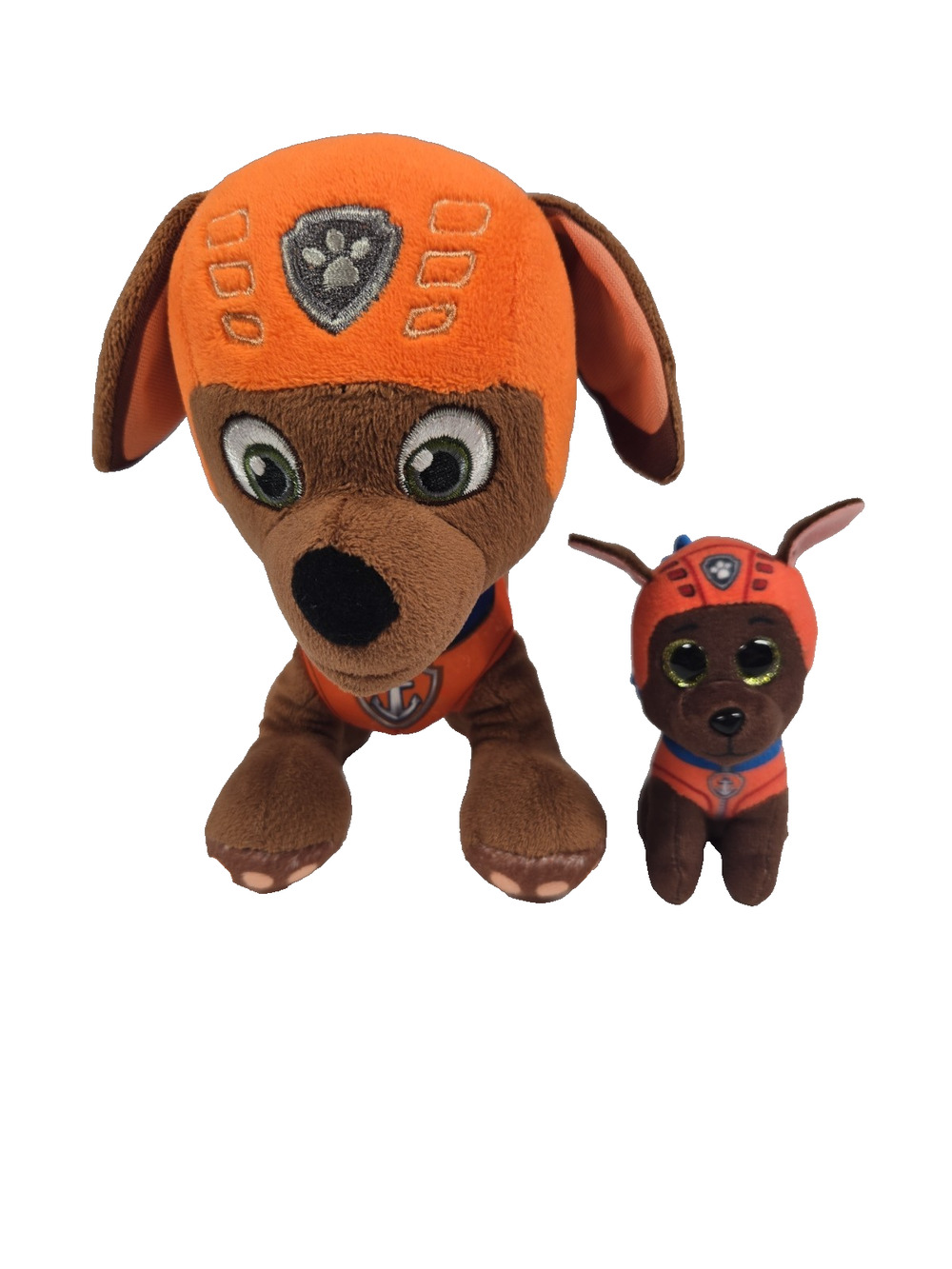 Spinmaster 2018 Paw Patrol ZUMA Plush Dog Stuffed Animal Ty Mini Clip Plush Zuma